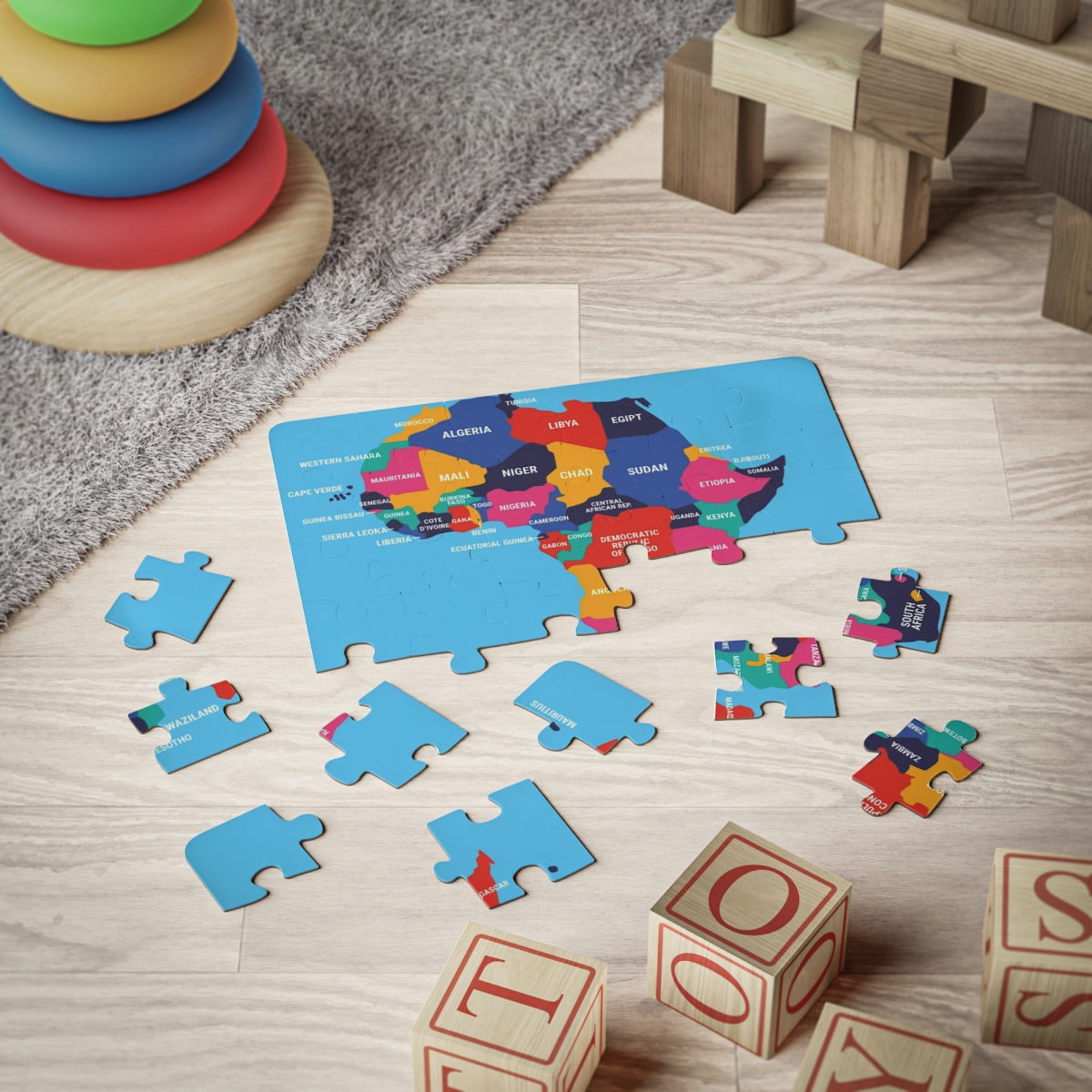 Africa Map Puzzle | Africa Kids' Puzzle, 30-Piece - From the Guts